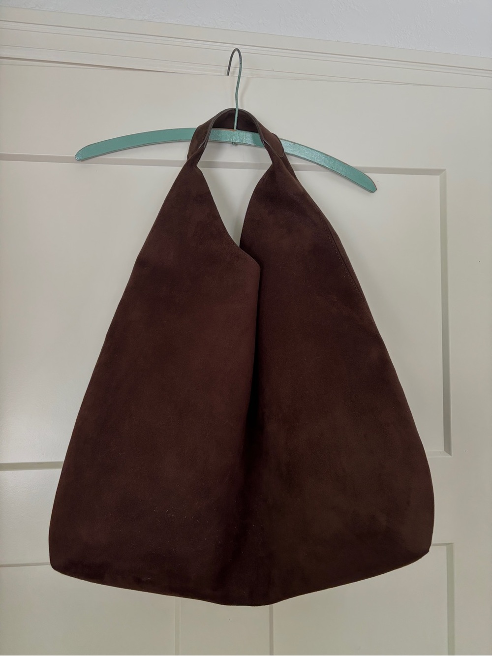GAP brown faux suede hobo bag